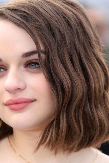 Joey King with a bob