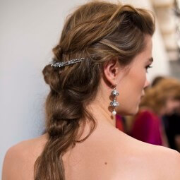 Elsa inspired braid runway hairstyles