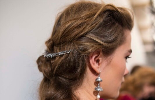 Elsa inspired braid runway hairstyles