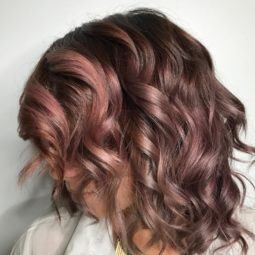 mauve hair: All Things Hair - IMAGE - chocolate mauve hair colour trend Instagram