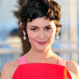 short classy hairstyles: audrey tatou textured short hair cut