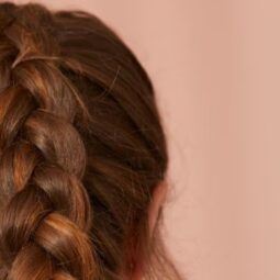 Woman with Dutch braid