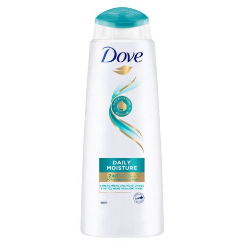 Dove Daily Moisture 2in1 Shampoo and Conditioner Front of bottle