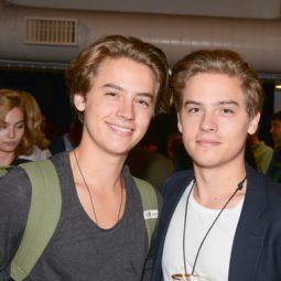 Dylan Sprouse and Cole Sprouse at an event