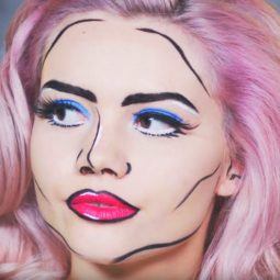 Superdrug Loves cartoon kid Halloween hair tutorial final look