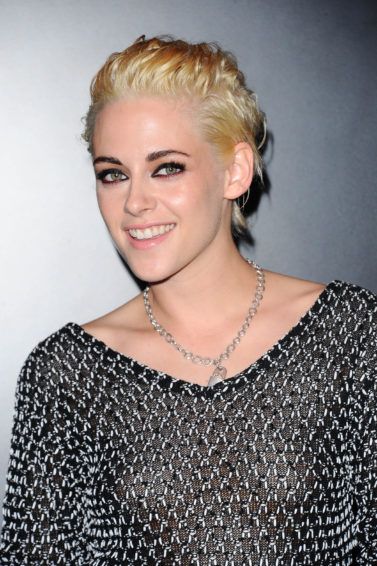 Kristen Stewart peroxide blonde hair