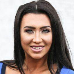 front shot of lauren goodger with brown hair posing picture