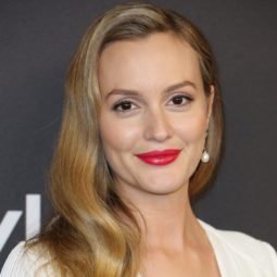 Leighton Meester golden blonde hair waves