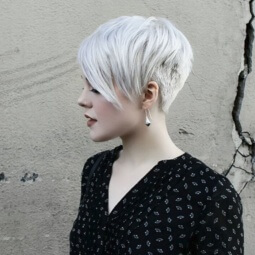 pixie with fringe layered hair