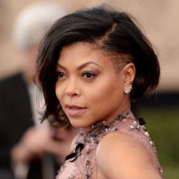 Taraji P. Henson bob and undercut black hair