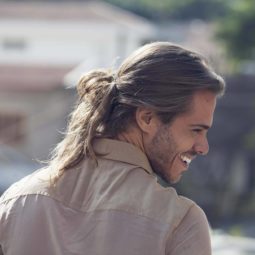 the man bun tutorial messy bun