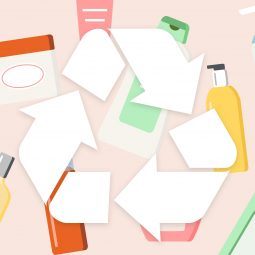 How to recycle your beauty products graphic