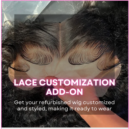 Refurbished Wig Lace Customization Add-on (read description)